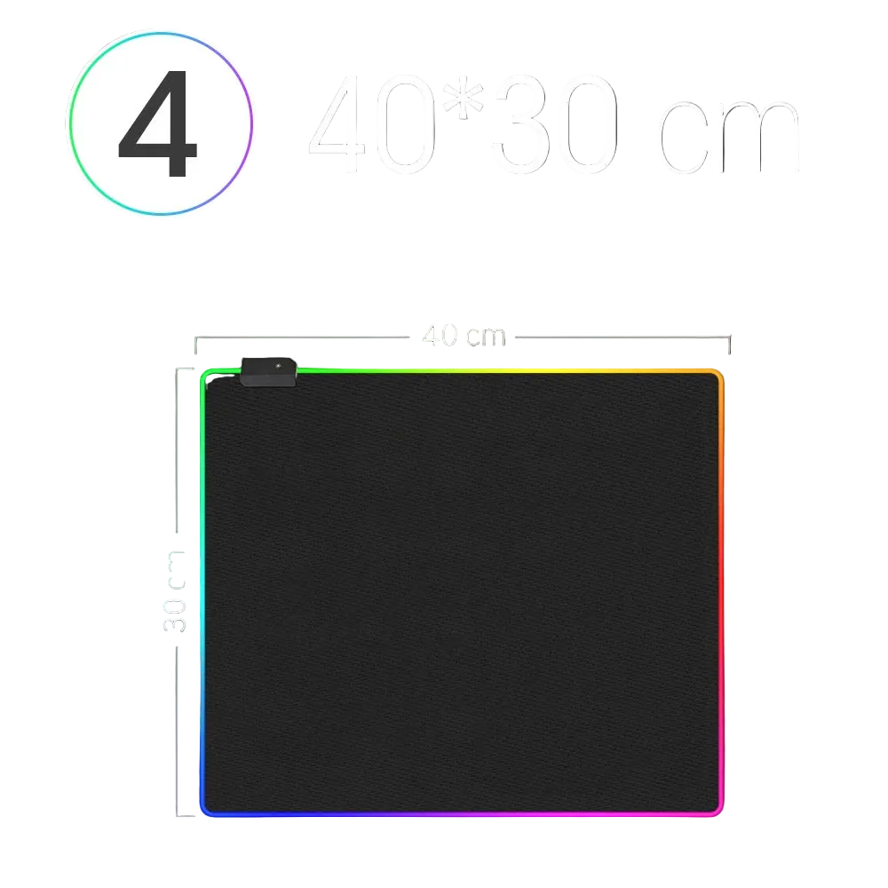 RGB Gaming Mauspad XXL