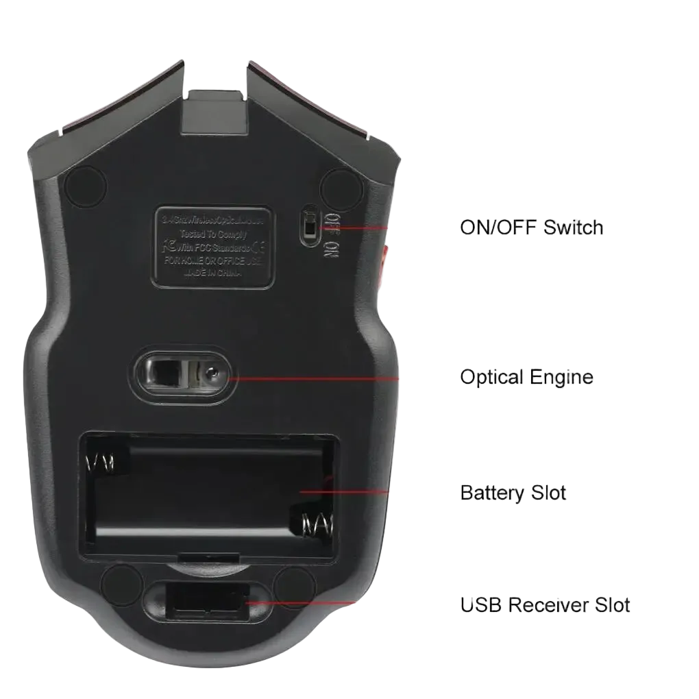 2.4G Wireless Gaming Mouse 1600DPI