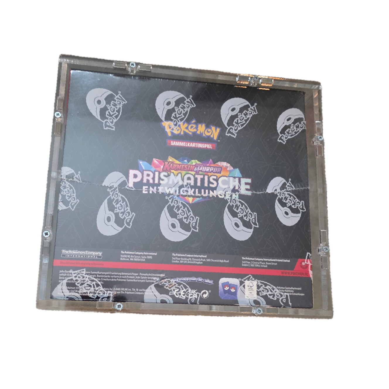 Pokémon Prismatic Evolutions Tech Sticker Display!