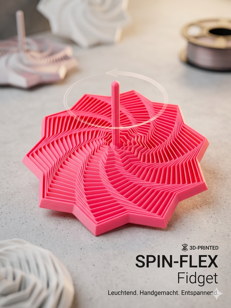 🌈 Bewegliches Spiral Fidget Toy | Anti-Stress Desk Toy | Wunschfarbe